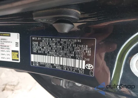 2021 Toyota Corolla Le from USA, damaged, VIN 5YFEPMAE2MP252430